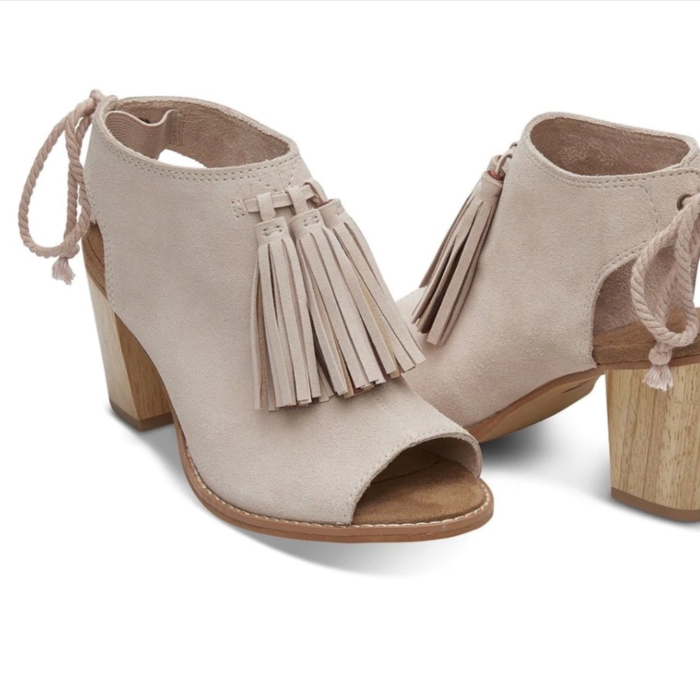 TOMS Elba Tassel Heels
